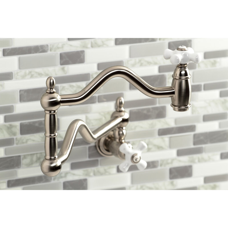 Robinet remplisseur heritage, Nickel brossé