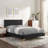 Modway Leah Chevron Tufted Performance Velvet Platform Bed-476844143-476844112