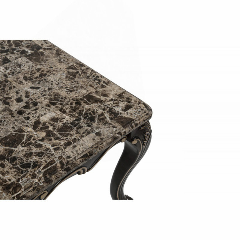 Table basse en faux marbre Traditional