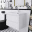 Meuble-lavabo mural simple 30 po avec plateau en résine-1820650576