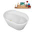 Baignoire autoportante 47 "avec drain interne Streamline-101688619