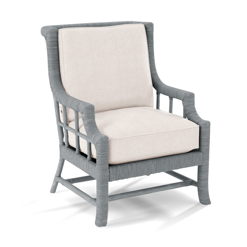 Fauteuil Lafayette, Performance blanc sucre; 0863-91, Noisette