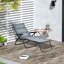 Chaise longue d'extérieur Silviea