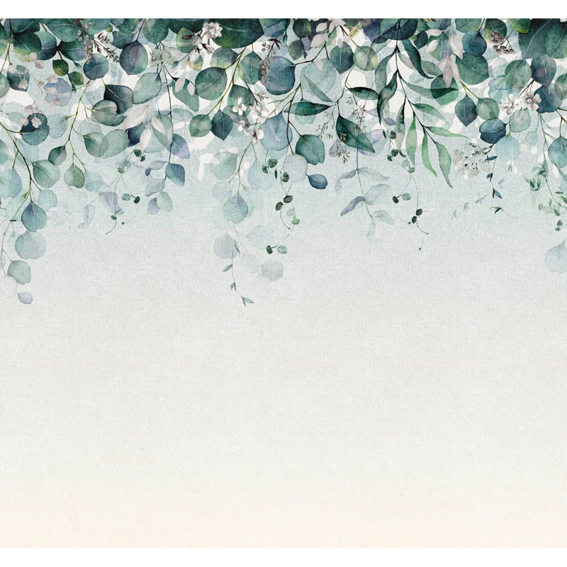 Superfresco Easy Botanical Cascade Print To Order Fixed Size 2.8m x 3m Mural, Blue