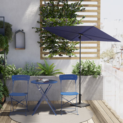 179.7cm X 130.2cm Rectangular Market Parasol