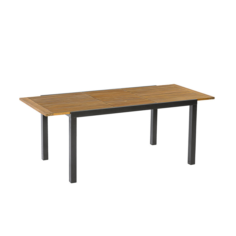 Whelchel Rectangular Wood Extendable Outdoor Dining Table , 200cm cm W 90cm cm D