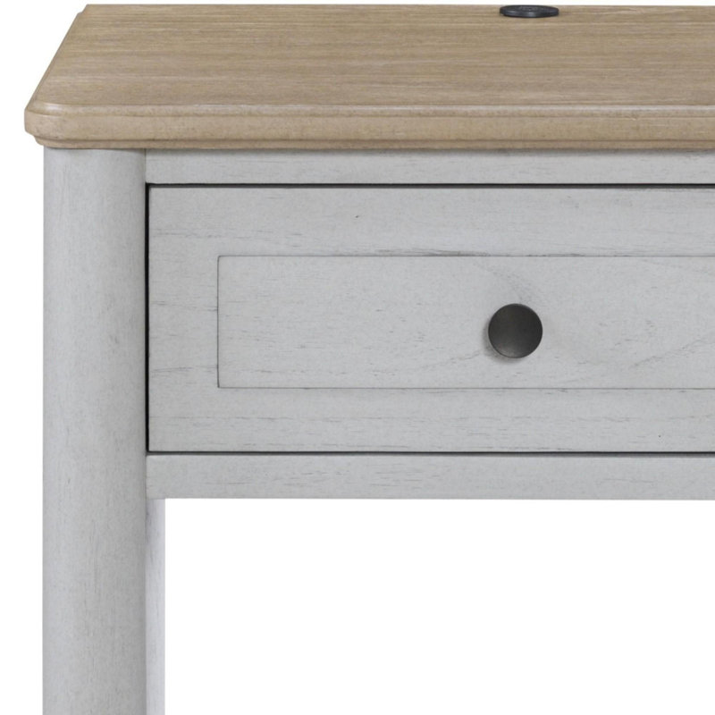 Petite table de chevet, Blanc