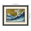 «Big Wave (From 100 Views of Mt. Fuji)» par Katsushika Hokusai, reproduction d'art encadrée
