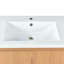 Meuble-lavabo simple avec plateau en résine 29,5 po Raquia