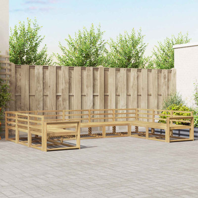 404cm Wide Patio Sectional Set