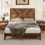 Lit plateforme de style moderne Mid-Century