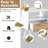 Alfonce 15.75" Wide End Table With Rattan Drawer, WIth Open Storage Space With Mid-level Cut-outs And Solid Wood legs Side Table for Living Room, Bedroom-1161588262