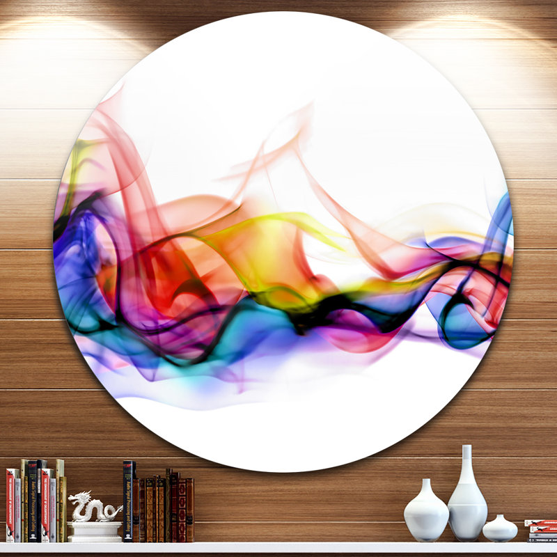 «Abstract Smoke», impression, H 23 po x l 23 po x P 1 po, Métal