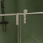 Porte de douche sans cadre l 56 "à 60" x H 76 "