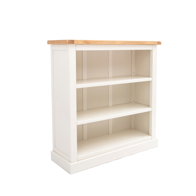 Ancram 90cm H x 90cm W Standard Bookcase, White