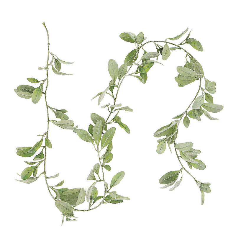72'' in. Faux Lambs Ear Garland