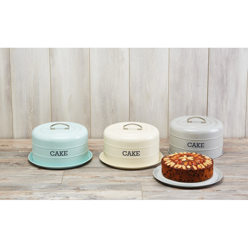 Living Nostalgia Domed Cake Tin, Cream