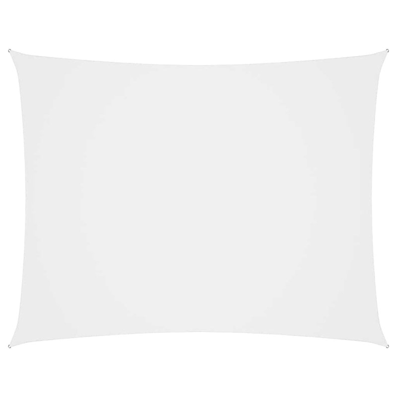 Aadhiran 4m x 6m Rectangular Shade Sail, White, 500cm x 350cm