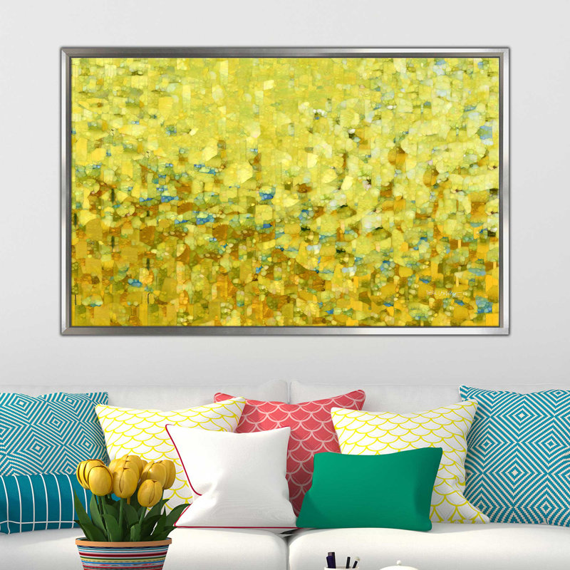 «Walk», reproduction d'impression sur toile encadrée, H 21,5 po x l 33,5 po x P 2 po, Cadre flottant argent