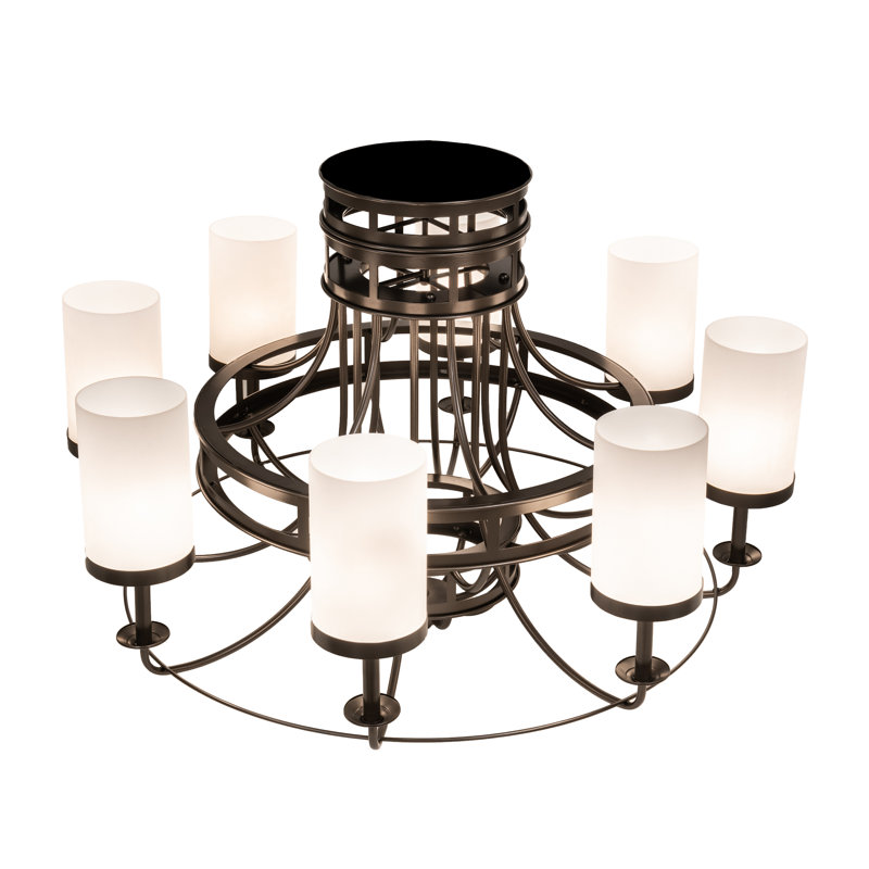 Lustre empire à 8 lumières Saxony