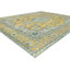 Semi Antique Muted Floral 12 Handmade Distressed Vintage Oriental Rug