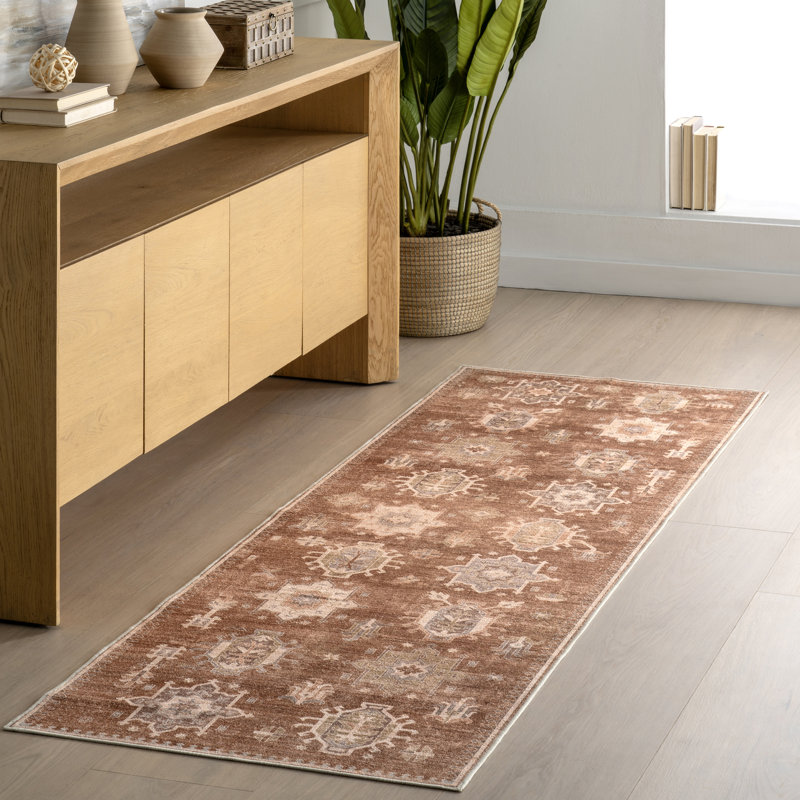 Tapis multi-médaillons Avalon SpinClean, Tapis de couloir 2 pi 6 po x 8 pi