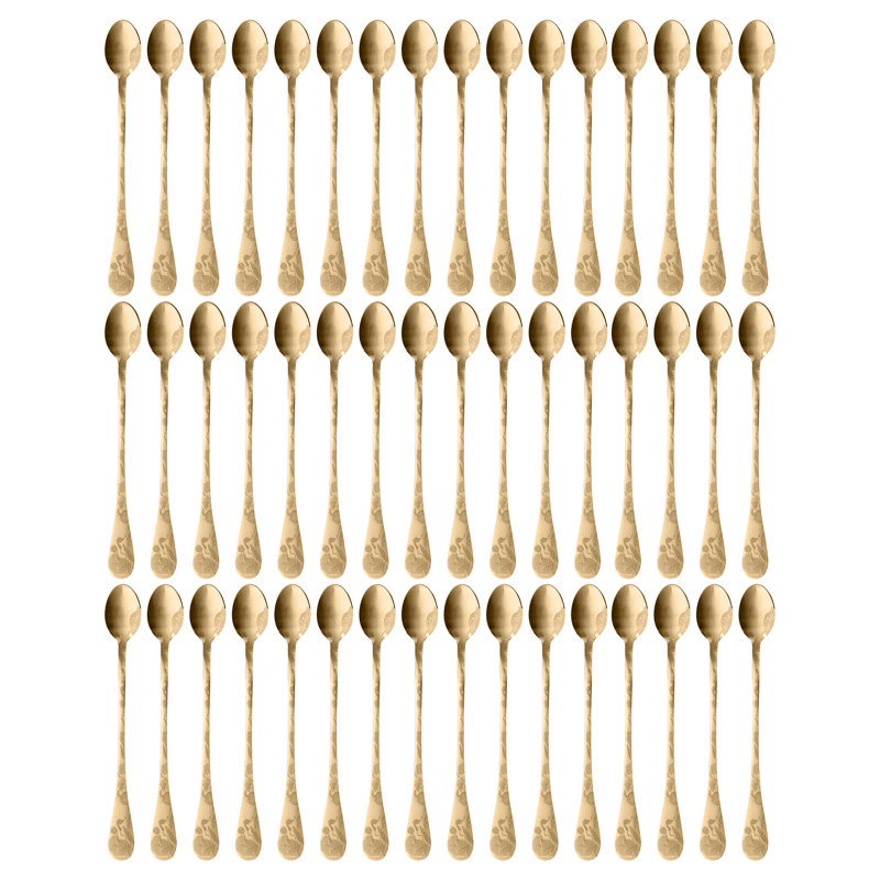 Venere Tea Spoon - 48 Pieces - Ice Gold, Ice Gold