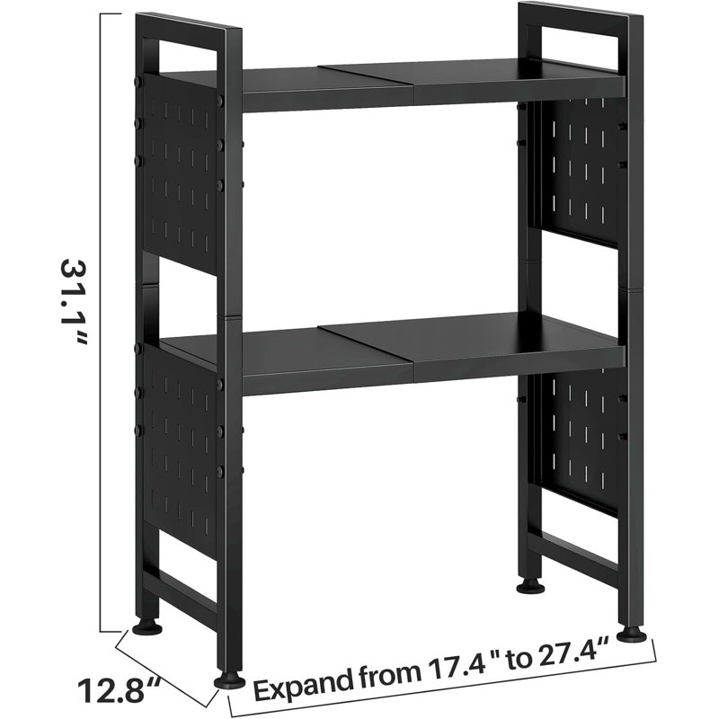 Support de four à micro-ondes extensible, grille de four à micro-ondes réglable