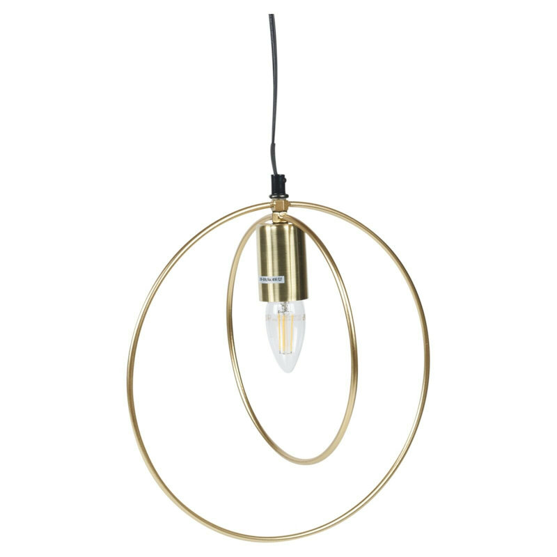 Duncan 1 - Light Geometric Pendant, Gold