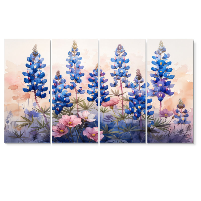 Ensemble de salon Blue Bonnets, H 32 po x l 64 po