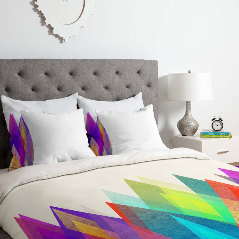 Elisabeth Fredriksson Polyester Geometric Shapes Duvet Cover, Twin/Twin XL Duvet Cover + 1 Standard Sham