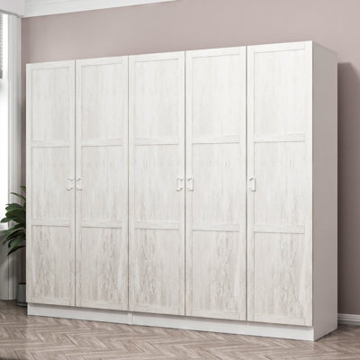 Raqual 100% MELAMINE COATED PARTICLE BOARD Wardrobe