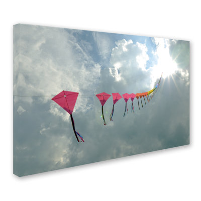 Cattima "Kites to Heaven" par Kurt Shaffer, reproduction de photo sur toile tendue