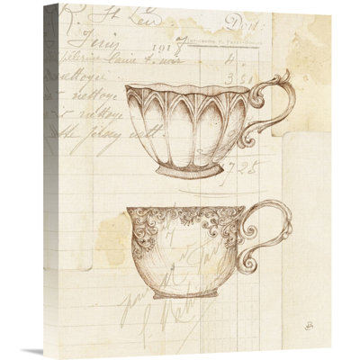 Authentic Coffee V by Daphne Brissonnet - Wrapped Canvas Print