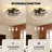 20.4" Bloneva Farmhouse Caged Ceiling Fan with Light Kit and Remote Control Included-1624741309