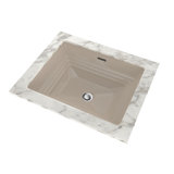 Promenade® Vitreous China Rectangular Undermount Bathroom Sink with Overflow