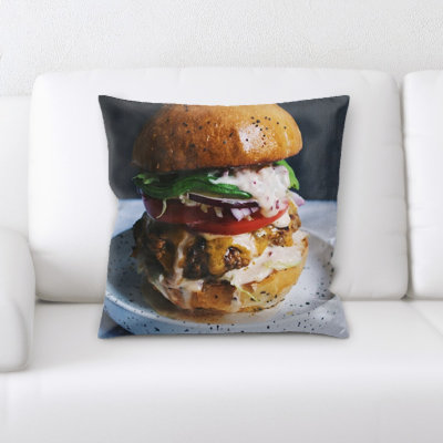 Portrait Style Photography Throw Pillow