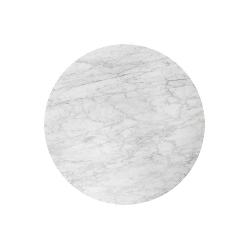 Round Marble Dining Table, Mettalic Gold