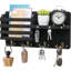 Wood Metal Wall Organizer with Mail Storage