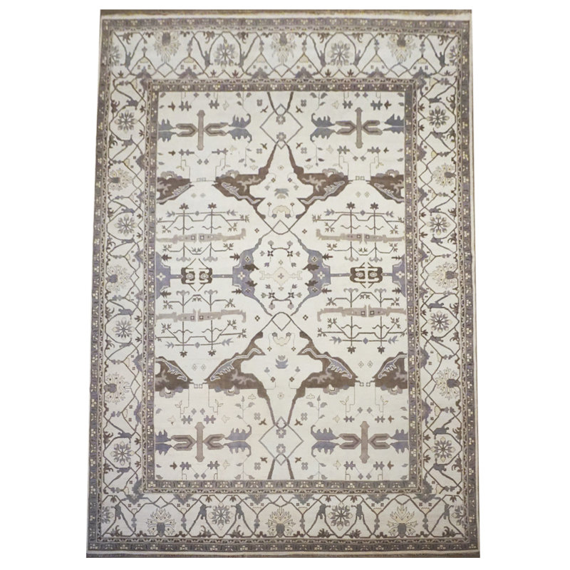 Tapis ivoire 12 x 18 Oushak