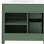 Meuble-lavabo de salle de bain 30 po avec lavabo supérieur, meuble-lavabo moderne avec 2 tiroirs et tiroir basculant, meuble-lavabo simple-573529573