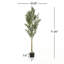Olive artificielle 6 'avec pot en plastique