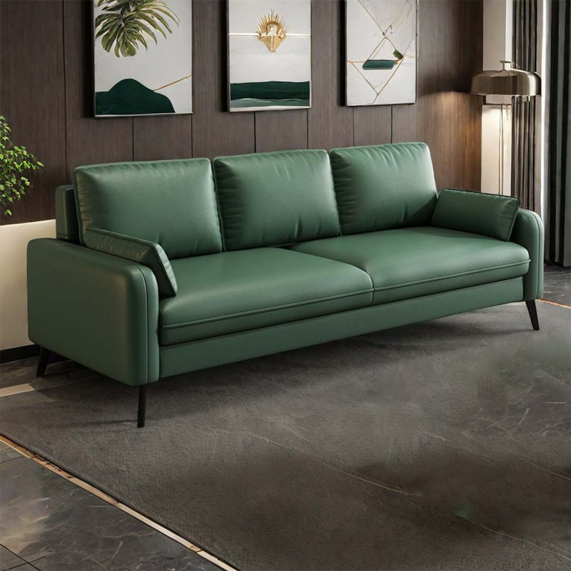 Ensemble de salon en similicuir Trema, Similicuir vert