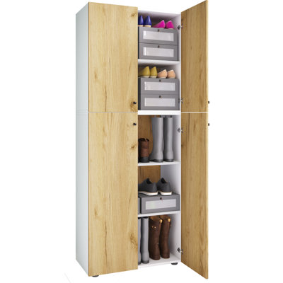 10 Pair Shoe Storage Cabinet