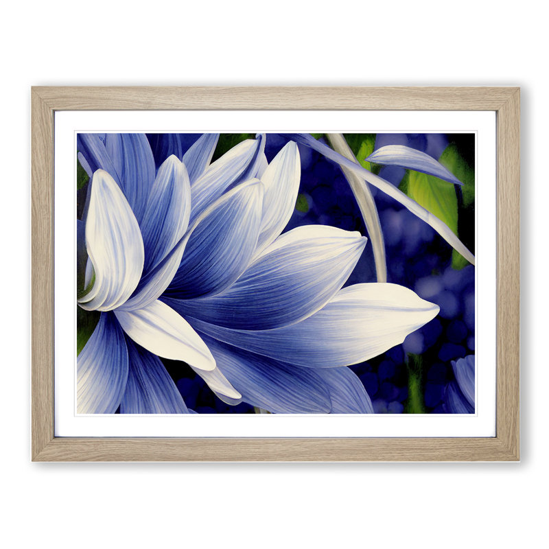 A Wild Flower - Framed Print, 46cm H x 64cm W x 2cm D, Oak