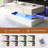 16.93" LED Coffee Table with Remote-Control RGB Lights