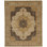 Wool Oriental Area Rug in Brown/Ivory/Navy