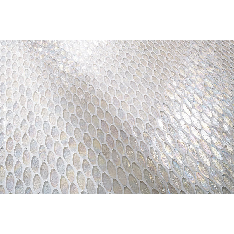 7/8" x 7/8" Domes Glass Mosaic, Light