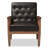Faux Leather Armchair-2099196490