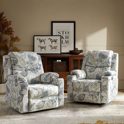 Queren Dual Motor Lift Assist Recliner With Massage And Heat Set Of 2